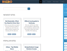 Tablet Screenshot of blizbo.com